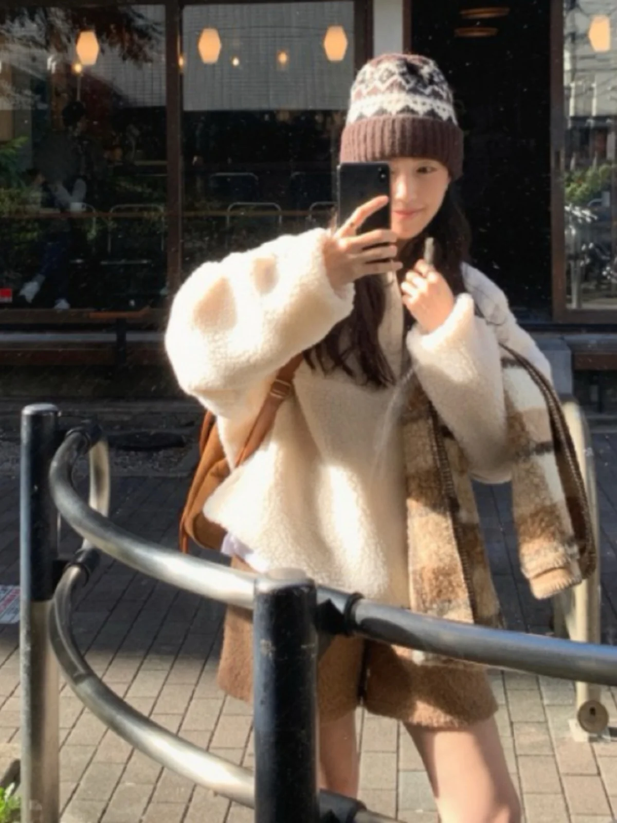 ラムベルベットパーカー レディース ファッショナブル スタンドカラー ルーズ レイジースタイル フリース 暖かい アウター トレンディ 長袖 韓国スタイル