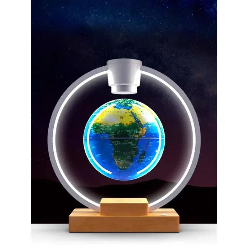 Magnetic levitation globe 3d three-dimensional office desktop living room decoration self-rotating luminous ornament