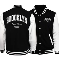 Brooklyn New York 1898 City Letter chaquetas de hombre estilo Preppy uniformes de béisbol Casual S-5Xl High Street Motion Tops