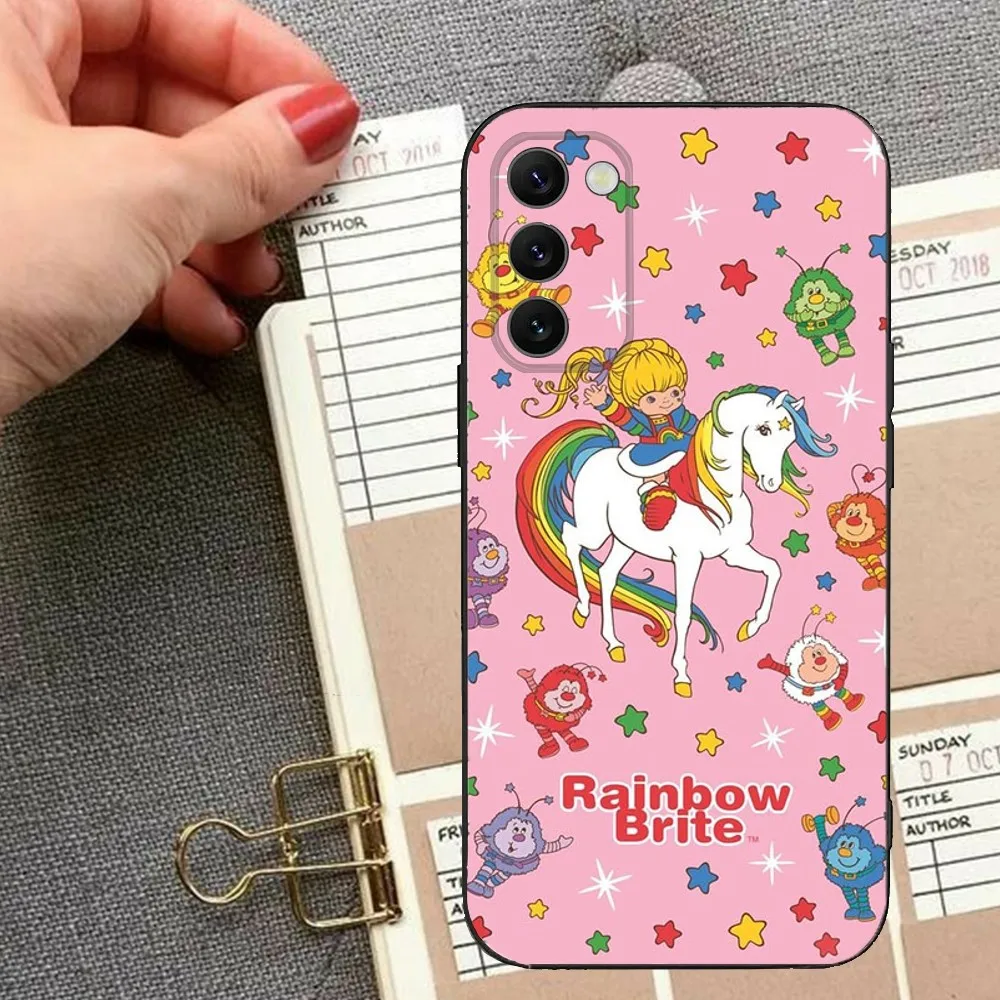 Cute R-Rainbow Brite Phone Case For Samsung Galaxy A20,A21s,A22,A31,A32,A52,A53,A72,73,A80,A91Soft Black Cover