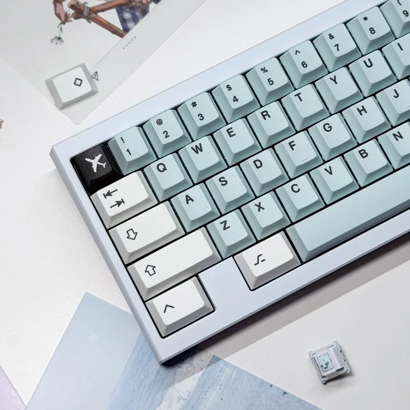 

Nimbus Theme Keycaps Set Customization PBT Sublimation Cherry Profile 143keys Keyboard Cap for Mechanical Keyboard Accessories