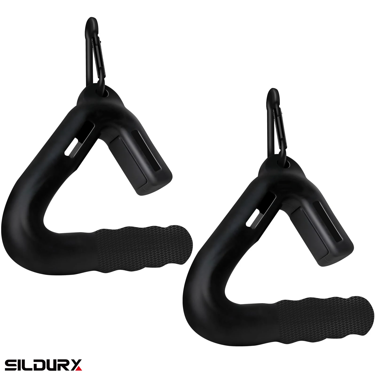 

Fitness Handle Black Nylon Durable 2 Pack Non-Slip Grip for Resistance Bands Adjustable for Home Gym Workouts Strength Training