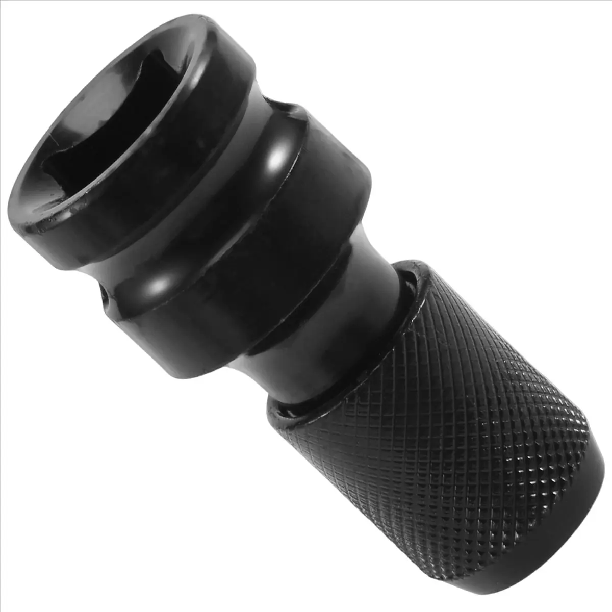 #85U 1/2 inch Square To 1/4 inch Hex Socket Wrench Socket Impact Tool,Adapter Spanner,(black)
