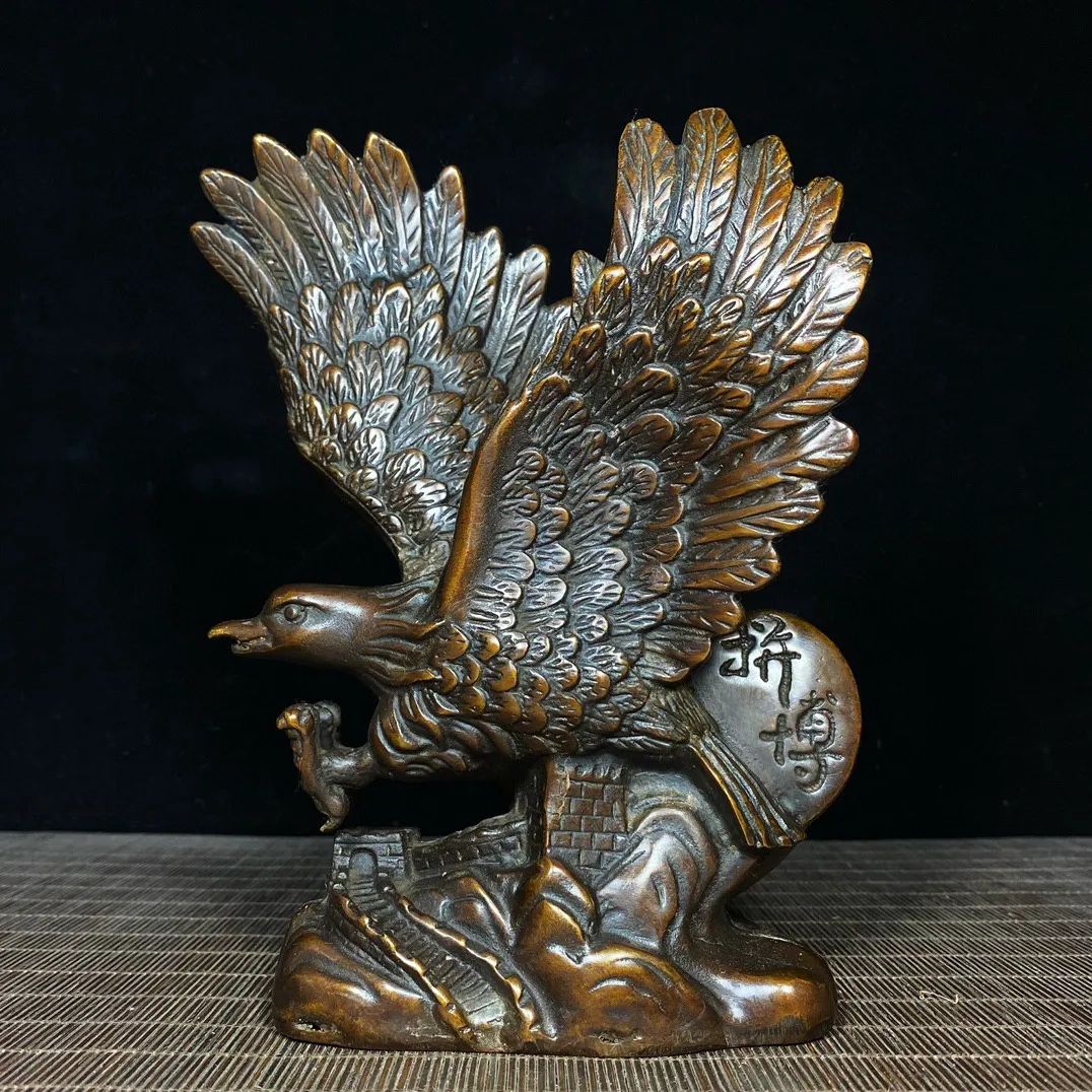 

Pure copper, old brass, Great Wall puzzle, eagle ornament shop, home entrance supplies, decoration, stationery, and miscellaneou