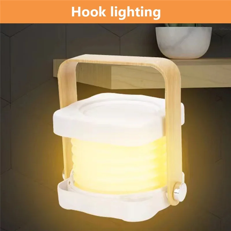 ABNO-Rechargeable Lantern Lamp Night Light Bedside Lamp Portable Night Light Bedside Lamp