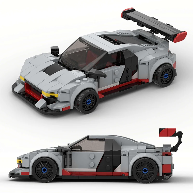 MOC Brick Technical Car Speed Champion Racer Building Block Sports Supercar Creative Garage Vehicle Technique Set Kids Toys Boys