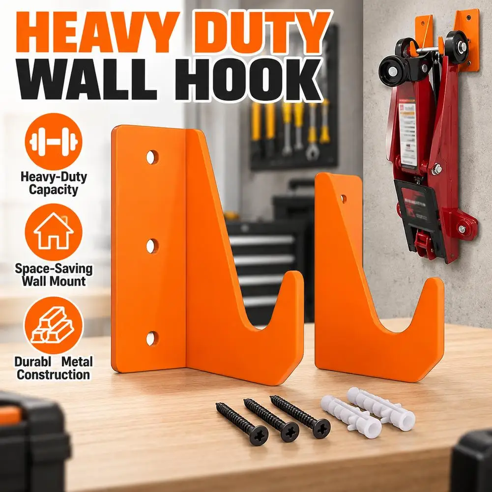 Wall Mounted Metal Rack Heavy-Duty Storage Chain Saw Wall Hanging Rack Chain Saw Iron Hook Tool