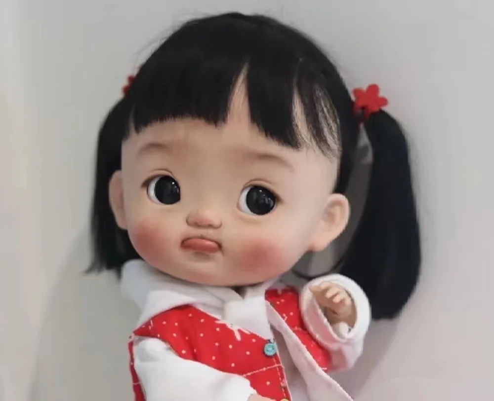 2024 New grievance face Doll Store 1/6 25cm girl mimi Resin Toy Birthday Gift diy put in stock makeup Free Shipping