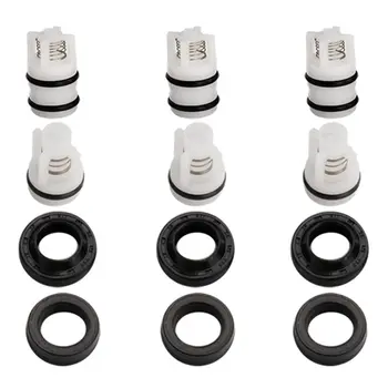 1 sada těsnění, zpětné ventily oleje, opravná sada pro podložku čerpadla, čisticí hlava čerpadla, příslušenství pro domácí čisticí stroje 9 nejlepší prodej sady na opravu čerpadla tlakového mycího prostředku - №4