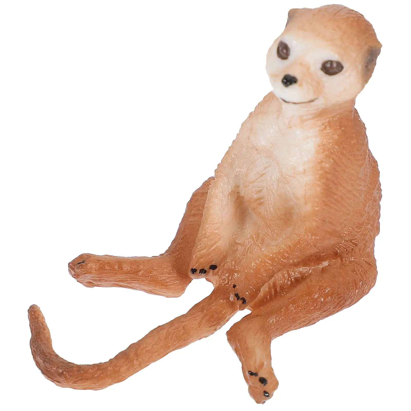 Simulation Meerkat Solid Hard Plastic Lifelike Animal Cognitive Educational Figure for Home Classroom Garden Decor Realistic