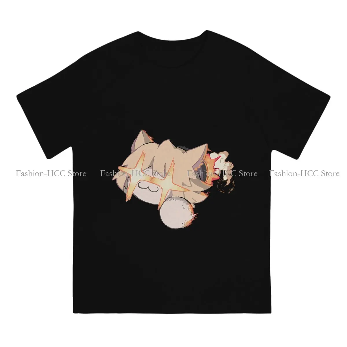 Neco Arc NECOARC Cat Polyester TShirt for Men Fly Soft Casual Sweatshirts T Shirt High Quality New Design