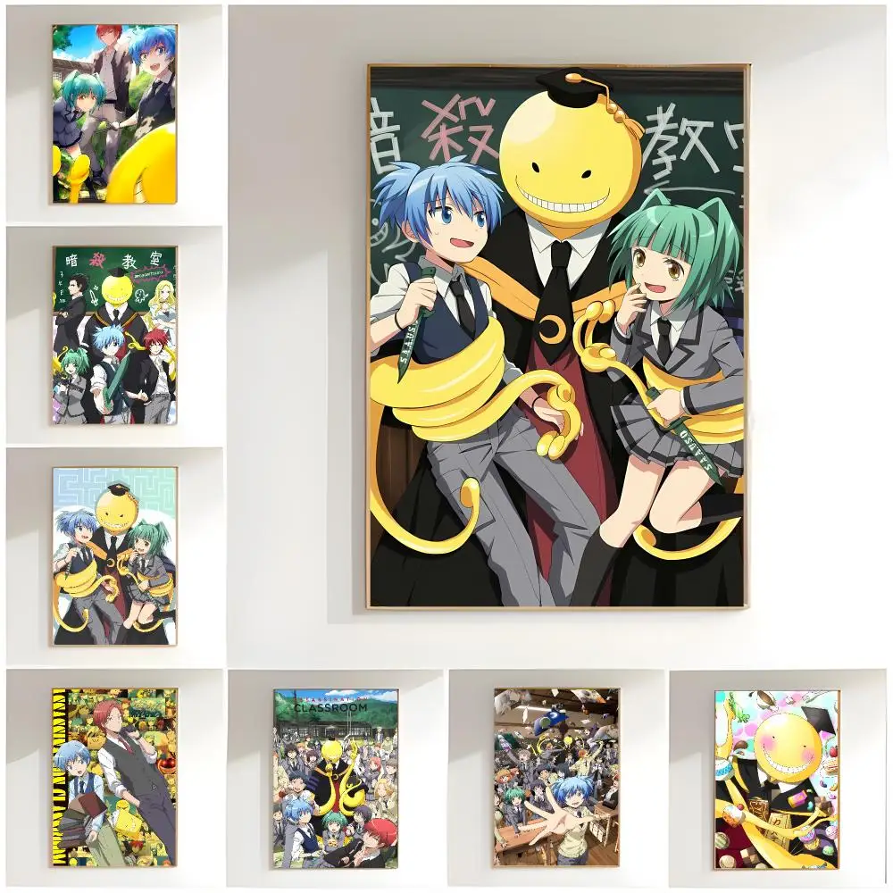 Dynamic Anime A-Assassination Classroom Poster Classic Wall Art  Home Decor  Peel and Stick Unframed