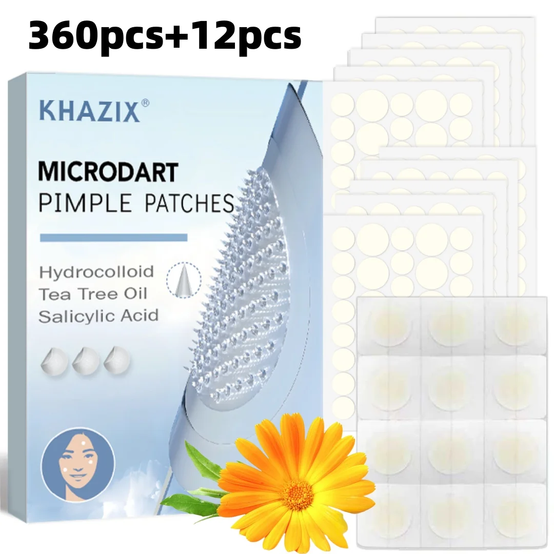 Parche invisible para acné natural de 360 + 12 piezas: cerca del tono de la piel, sin vergüenza cuando se salir a diario.