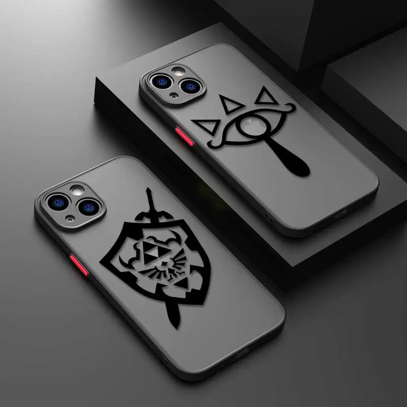 Matte Phone Case for iPhone 14 12 13 11 Pro Max XR X XS 8 7 6 6S Plus Mini Cover Zelda Link's Awakening