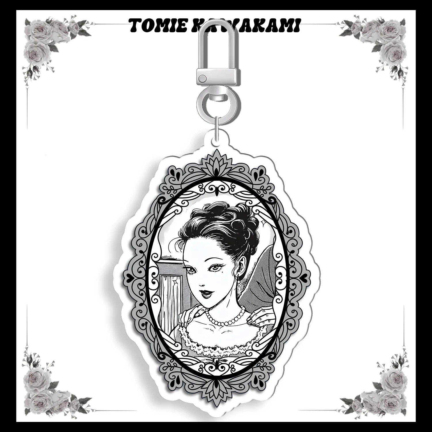 

10 см Junji Ito Horror серия комиксов Tomie Kawakami акриловый брелок подходит для сумок ключи подарки для косплея идеальный подарок для фанатов