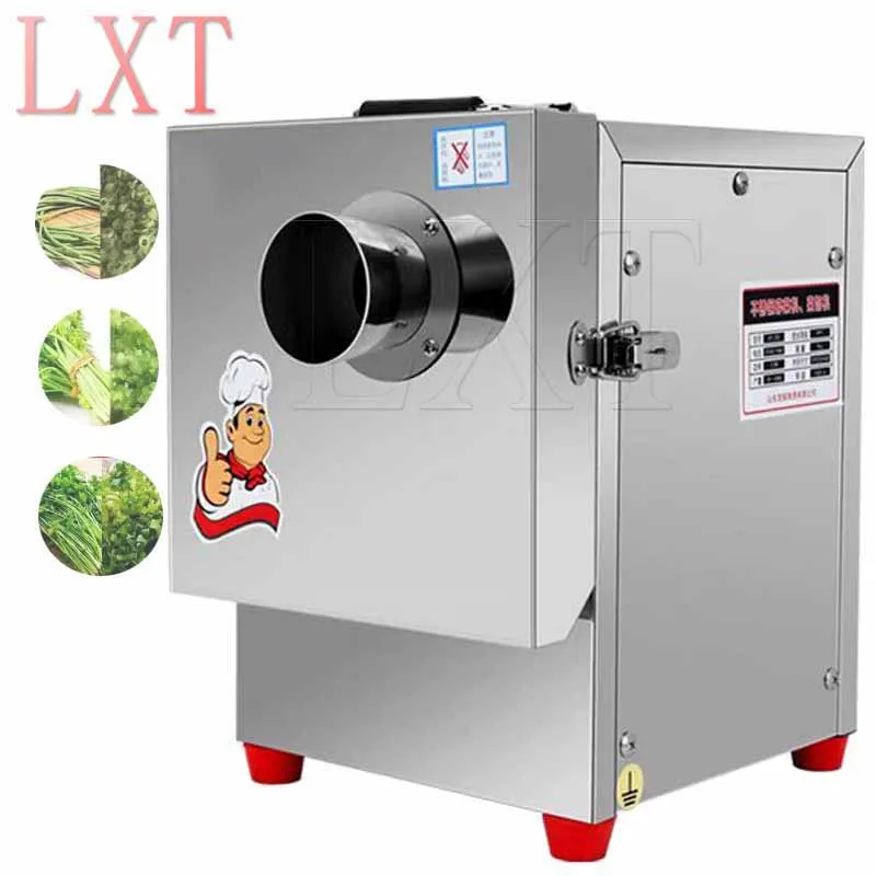 Cortador de cebolla comercial, Procesador eléctrico de verduras, apio verde automático, máquina picada, cortador de acero inoxidable
