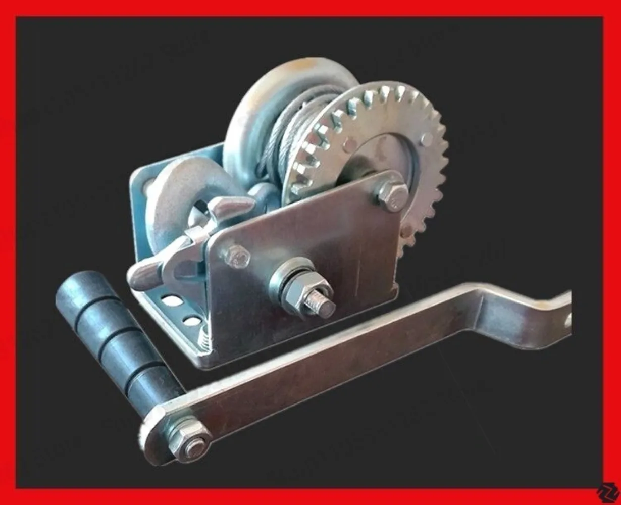 1200LBS Hand Winch Self Locking Manual Hoist Crane Portable Lifting Tool