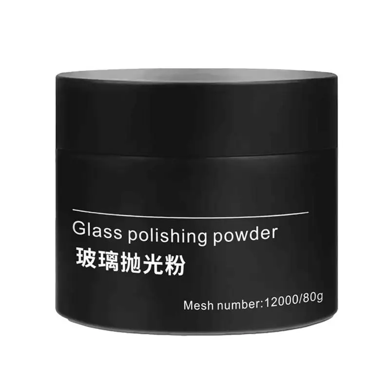 Glass Polish Powder 80g Glass Degreasing Film Repair Powder Car Window Scratches Removal Oil Film Powder For Trucks Repair