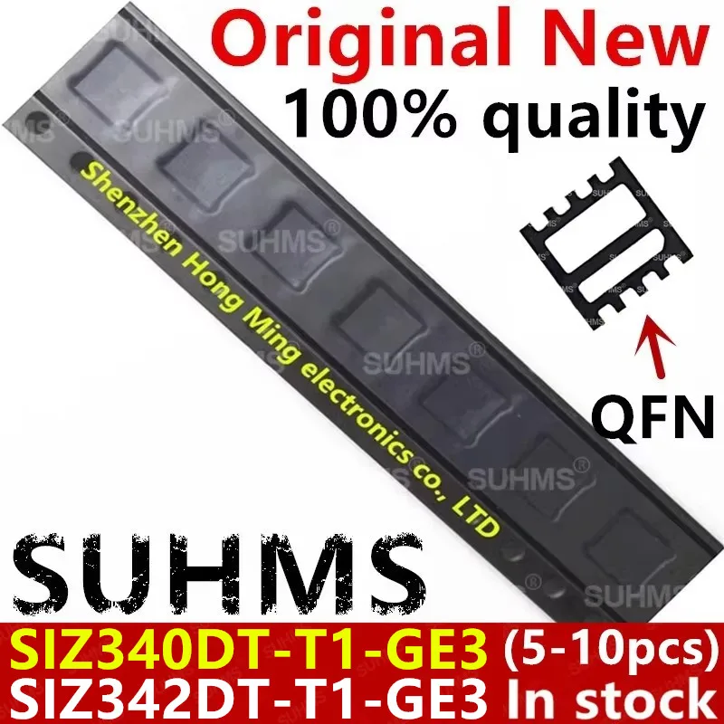 (5-10 ชิ้น) 100% ใหม่ SIZ340DT-T1-GE3 SIZ340DT SIZ340 Z340 SIZ342DT-T1-GE3 SIZ342DT SIZ342 Z342 QFN-8 ชิปเซ็ต