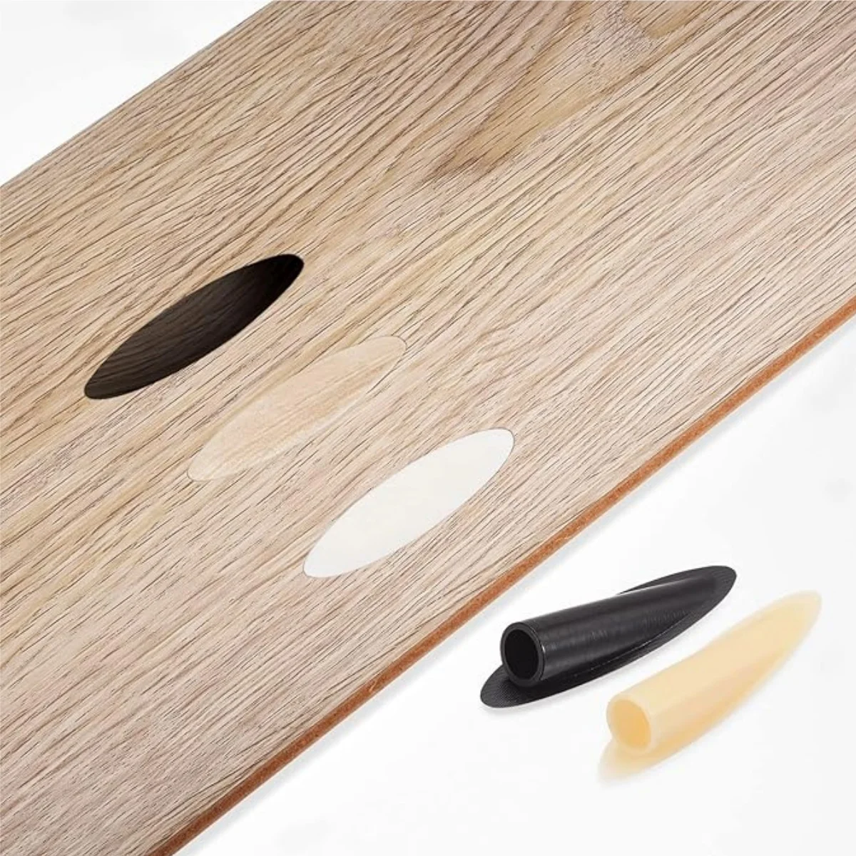 100 Uds. Tapones de plástico para agujeros de bolsillo, tapa de orificio inclinado de 9mm para localizador de agujeros, accesorios de herramientas guía de taladro, tapa de tapones de tapón multicolor