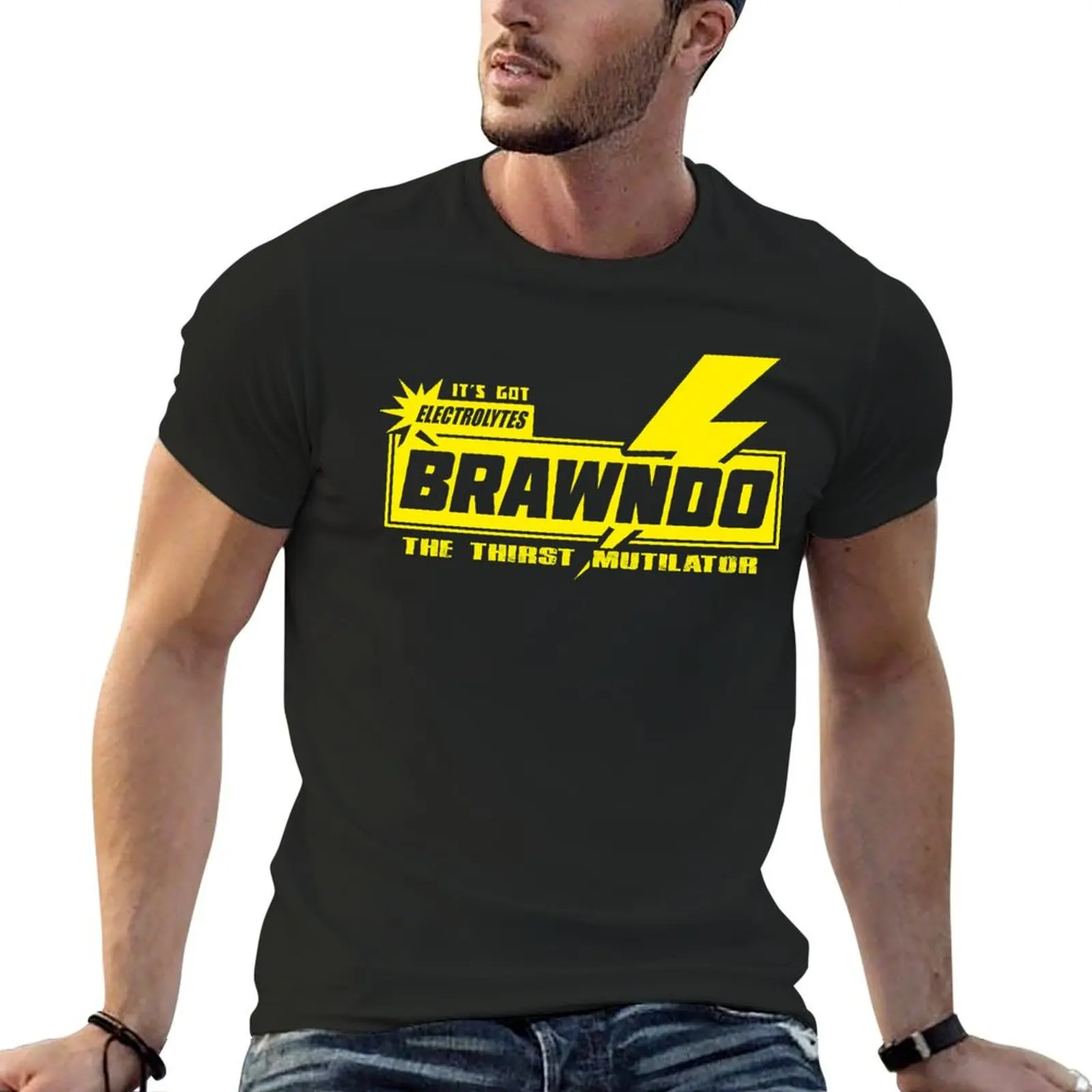 Brawndo For Fans T-Shirt oversized vintage graphic tee Men's t shirts