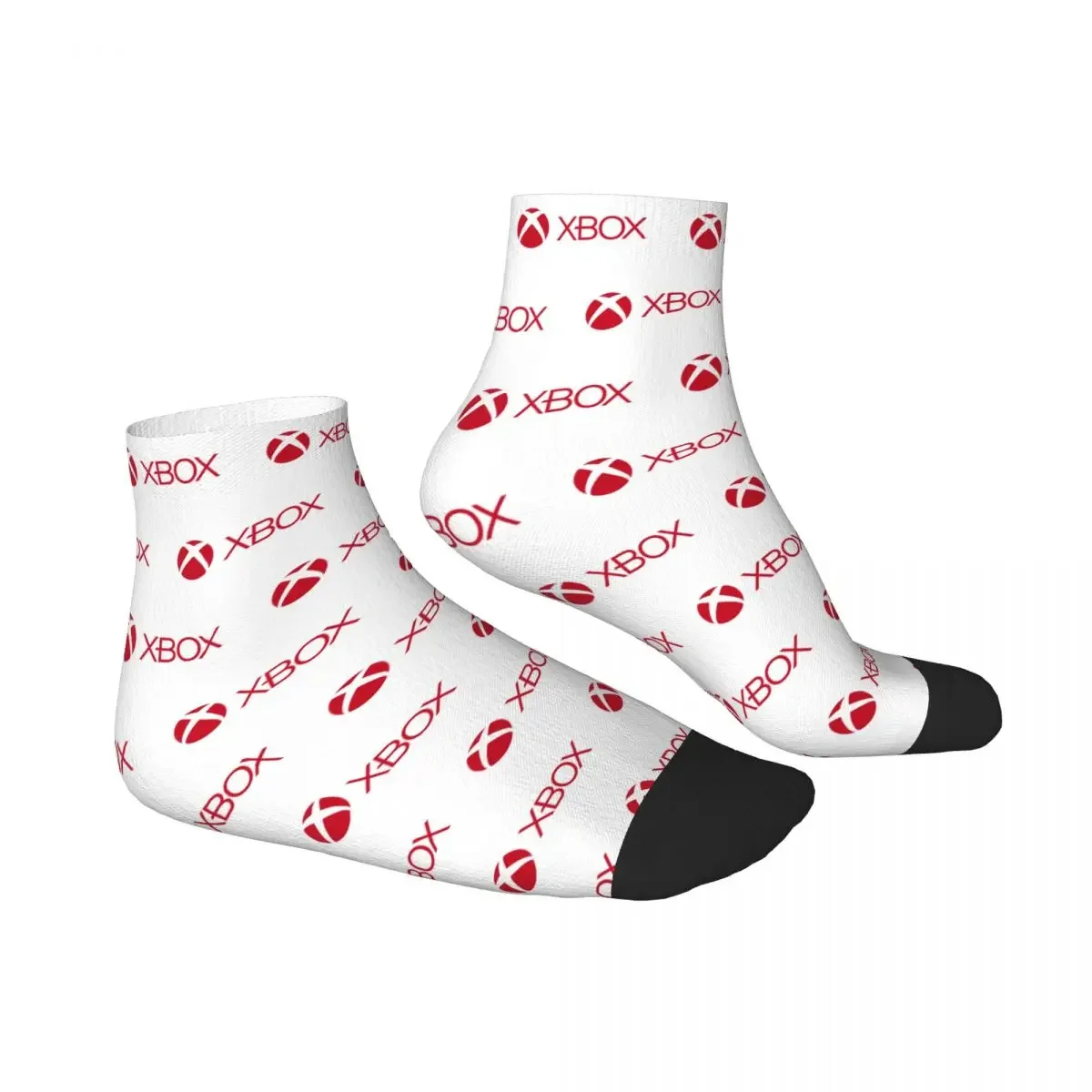 جوارب بشعار Xbox باللون الأخضر، جوارب Harajuku فائقة النعومة، ملحقات جوارب لجميع المواسم لهدايا للجنسين #2