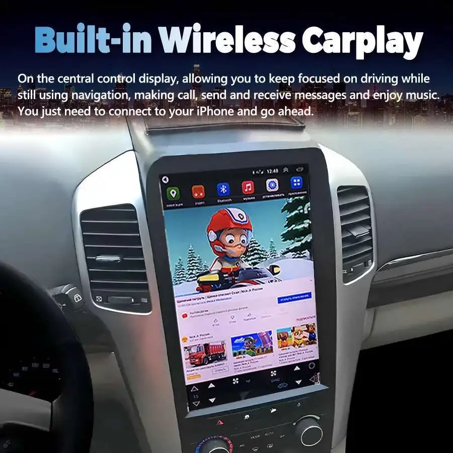 13.6inch Android Auto Car Radio For Chevrolet Captiva Sport 2006 - 2012 Multimedia Video Player Carplay For Touch Style HeadUnit
