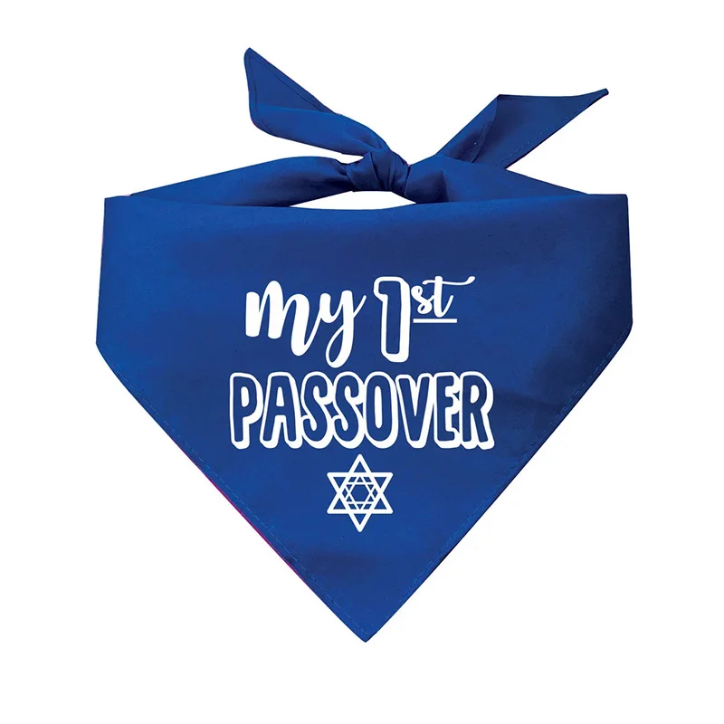 My 1st first Hanukkah Passover pet Dog cat Bandana Happy Chanukah Jewish Holiday Festival of Lights decoration gift Photo Props