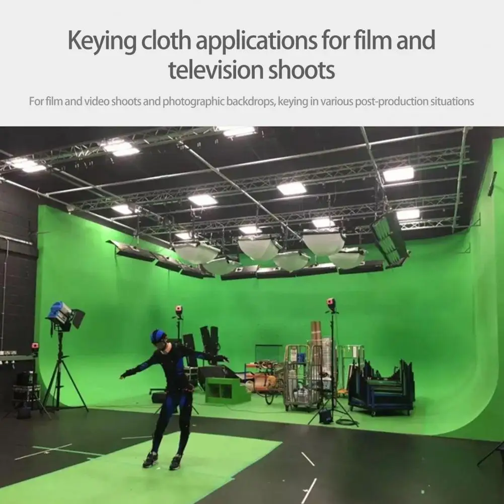Зеленый экран задник непрозрачная толщина моющиеся Короткие видео реквизит вертикальный фото фон экран ткань научная фантастика товары для эффектов