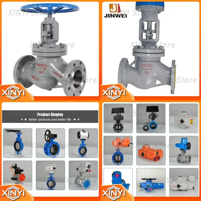 for Manual Globe Stop Valve Class 300 WCB High Temperature Base Shutoff OEM Flange Connection