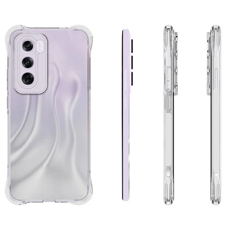 Oppo Reno12 Pro 5G CPH2629 Case Air Cushion Shockproof Airbag Clear Silicone TPU Back Cover Case for Oppo Reno 12 Pro 5G CPH2629