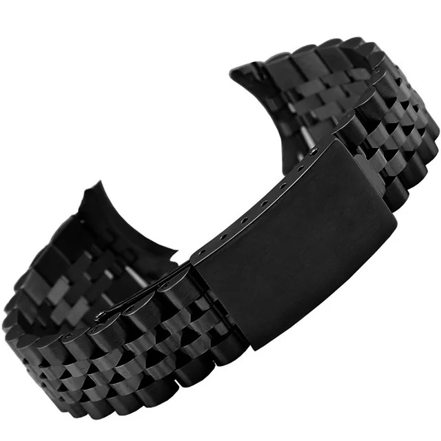 Cuved End Strap For Rolex Seiko Sostituisci cinturino da polso universale in acciaio inossidabile 13mm 17mm 18mm 19mm 20mm 21mm 22mm Cintura