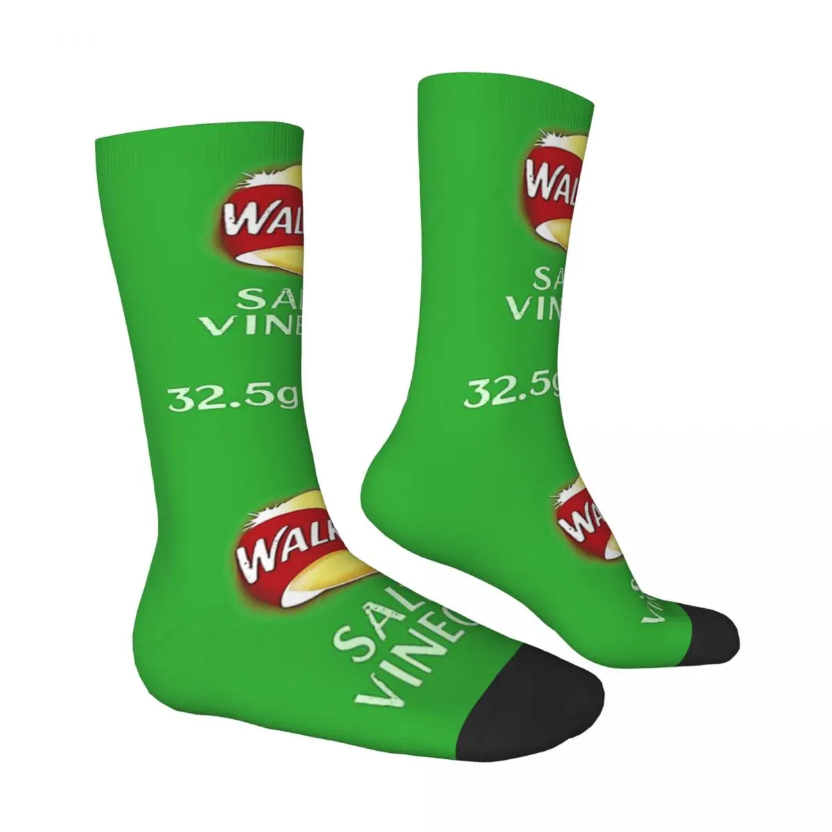 Walkers Salt & Vinegar Crisps Design Unisex Winter Socks Outdoor Happy Socks street style Crazy Sock