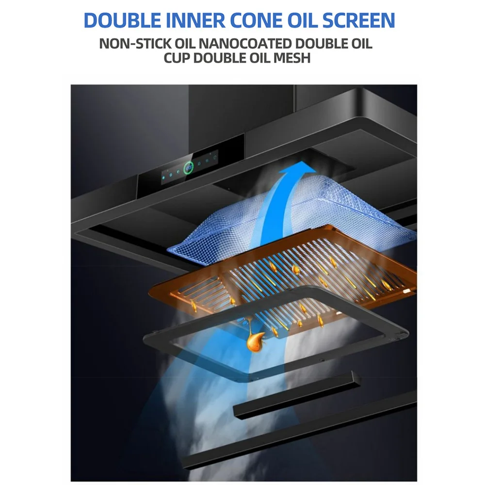 شفاط تجاري من الفولاذ المقاوم للصدأ، شفاط مطبخ عالي الشفط، شفاط كابا كوتينا كاباناس دي كوسينا Extractora