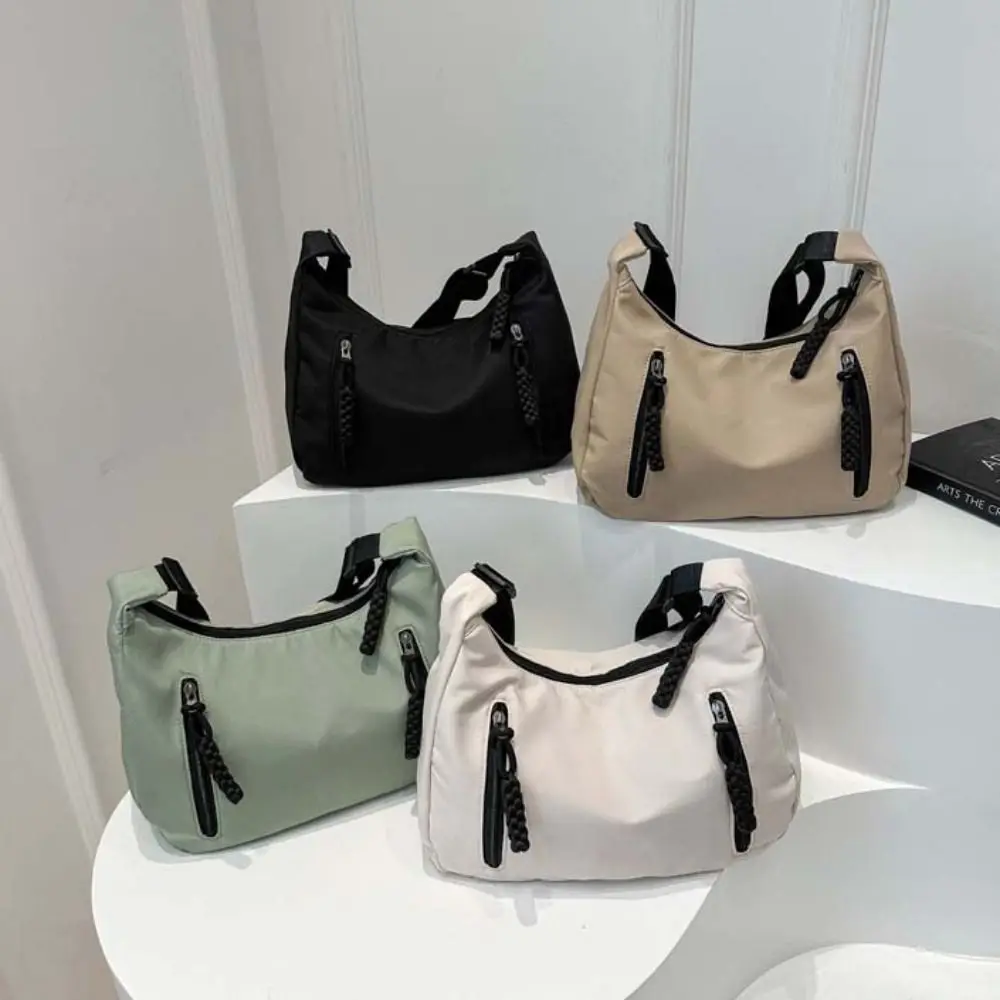 Schattige Onderarm Effen Kleur Crossbody Tas Mini Draagbare Dumplings Schoudertas Luxe Koreaanse Stijl Mode Handtas Cadeau