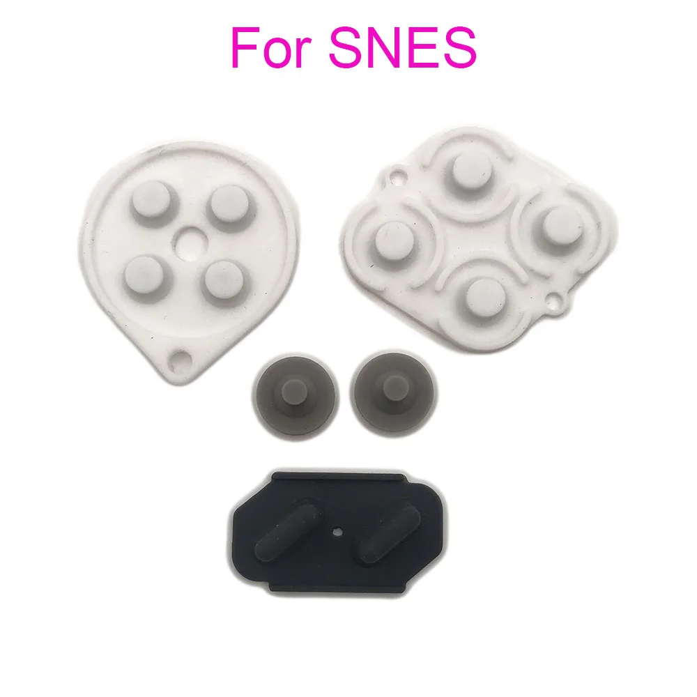 1Set For Super Nintendo Controller Replacement Conductive Pads Rubber Button For SNES