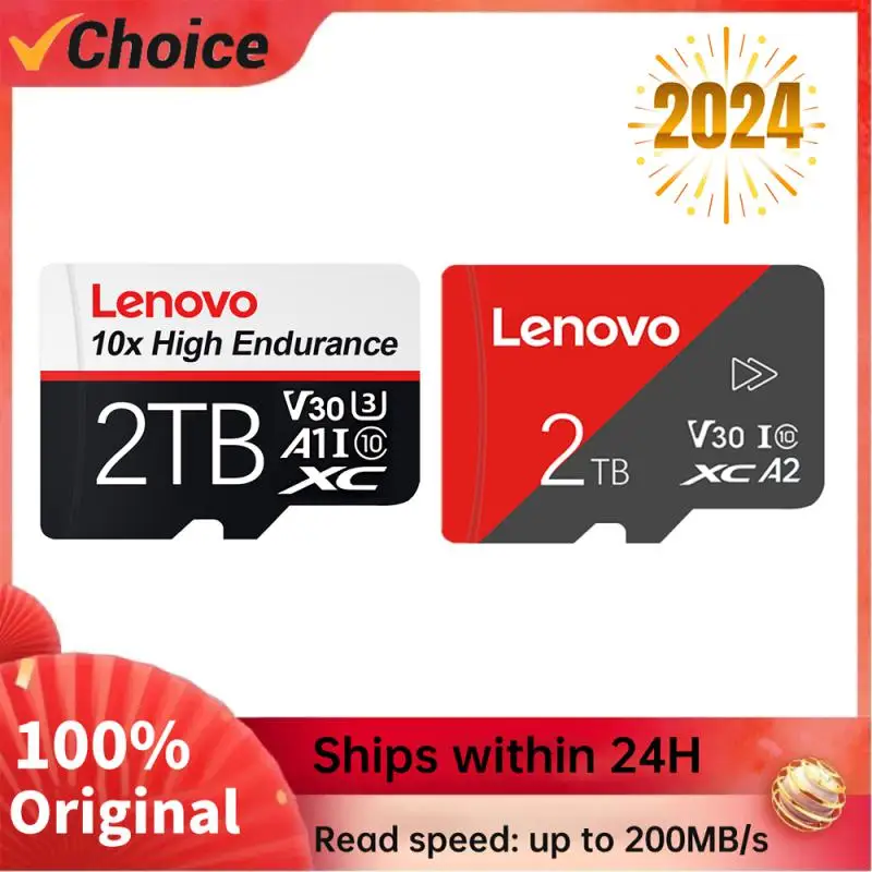 Lenovo 2 ТБ Mini SD карта 256 ГБ Micro TF SD карта 512 ГБ 1 ТБ TF флэш-карта 128 ГБ высокоскоростная карта памяти Водонепроницаемая для камеры