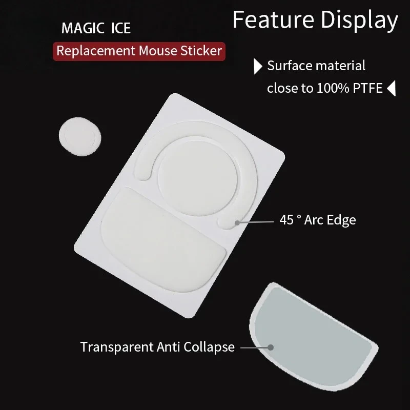 Non-Slip Mouse Foot Sticker Pad ，For Aj199/AJ139 PRO/AJ099/AJ159 Gaming Mouse E-Sport PC Computer Desktop Gamer