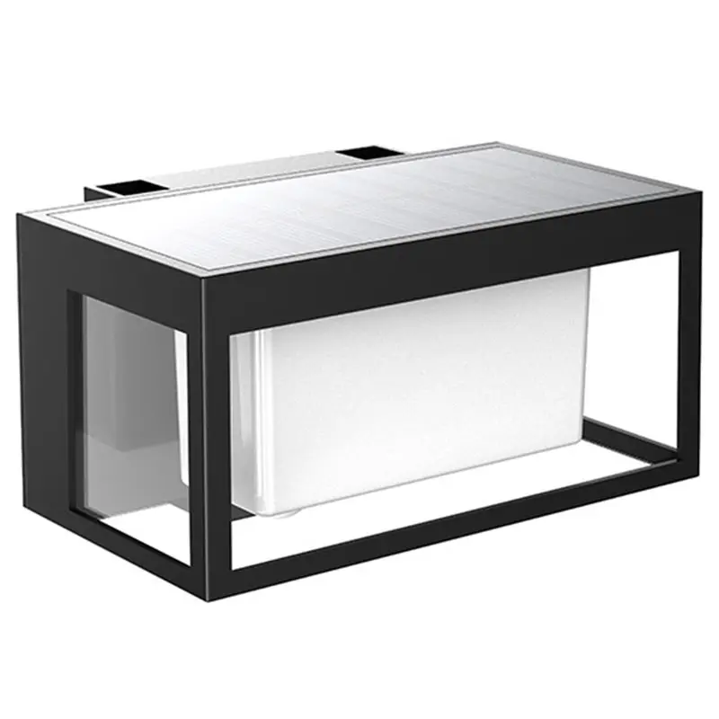 

AB41-European Solar Fence Wall Light Waterproof Outdoor Solar Pillar Garden Light Porch Lights Balcony Door Garage