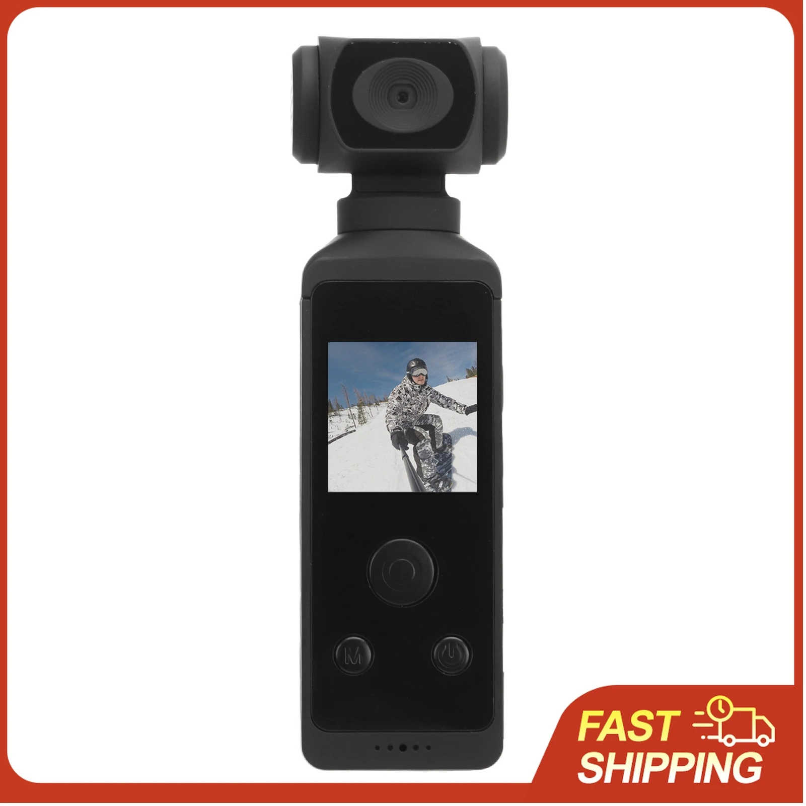 

Камера 4K HD 270 ° Поворотная Wi-Fi камера с защитой от тряски и креплением-клипсой для активного отдыха, дайвинга, съемки на открытом воздухе