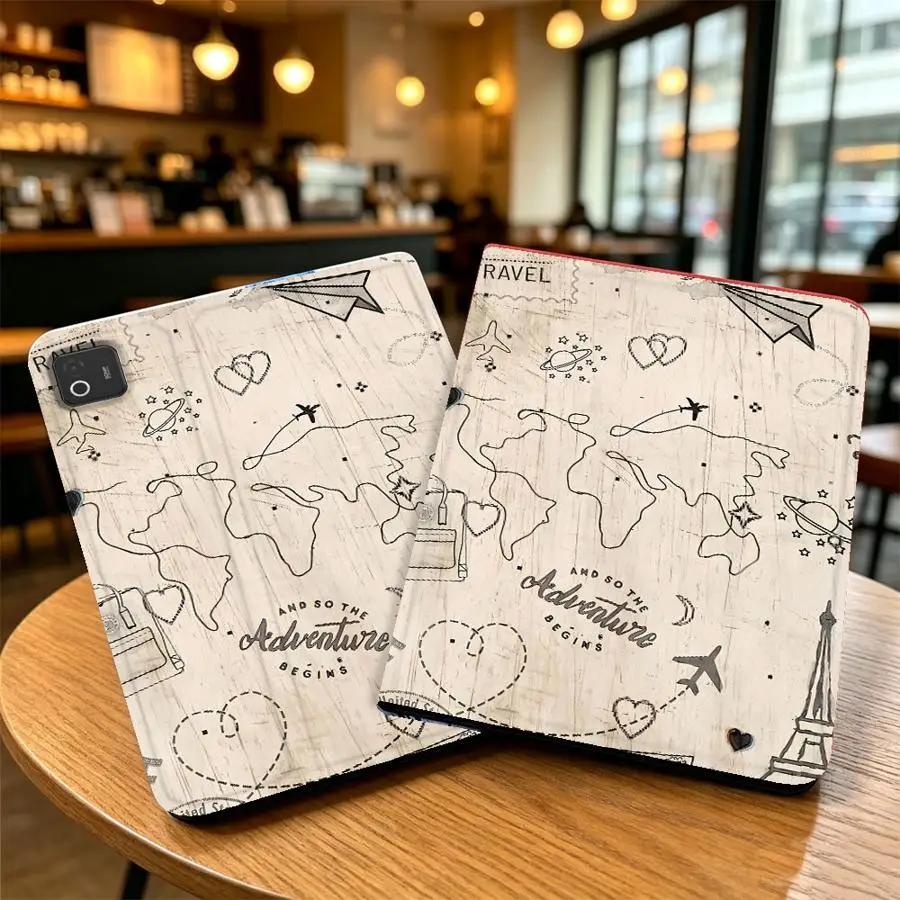 With Pencil Holder Case for Xiaomi Pad 5 6 7 8 Pro Pad 6s Pro 7 Ultra Redmi Pad SE K Pad 8.8 9.7 12.4 Inch Airplane Travel