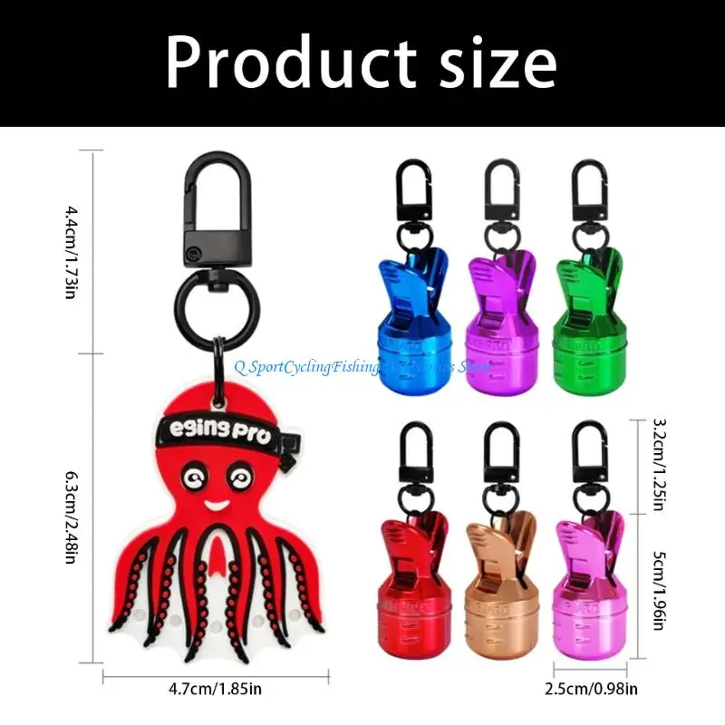 غطاء خطاف الصيد مع حلقة تسلق لطعم الصيد وغطاء رأس واقي بخطاف #6