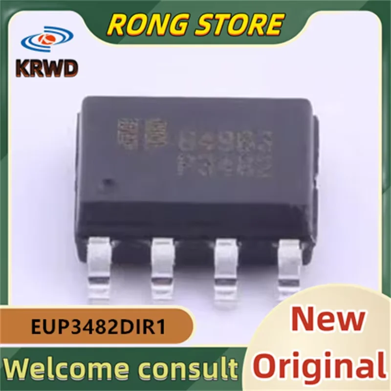 (10PCS) P3482 New and Original Chip IC EUP3482DIR1 EUP3482 P3842A SOP-8 DC-DC converter IC