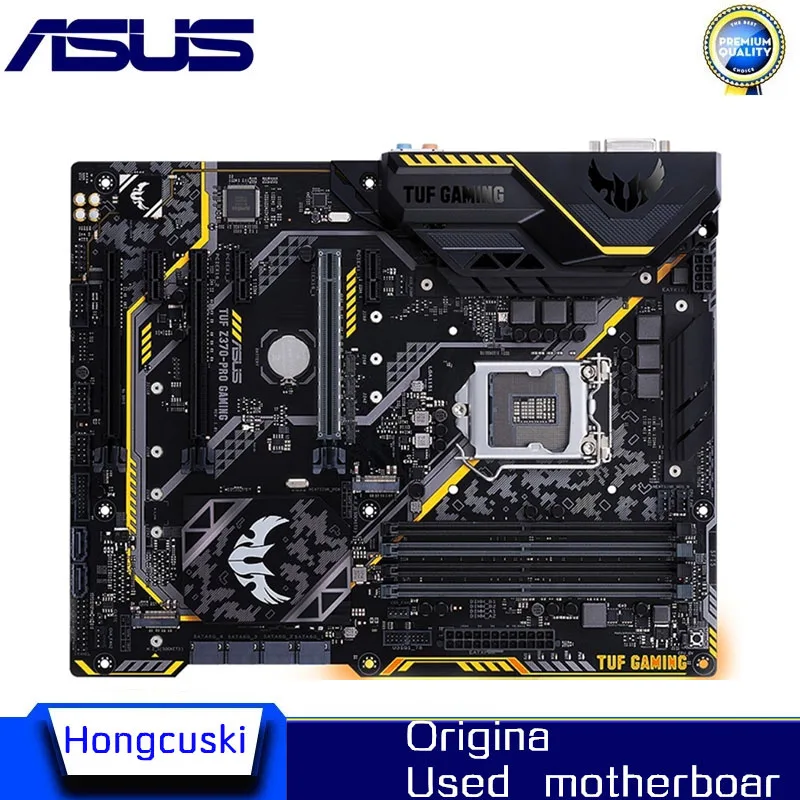 Used For ASUS TUF Z370-PRO GAMING Original M.2 NVME 8th 9th motherboard Socket LGA1151  DDR4 Z370 Desktop Motherboard