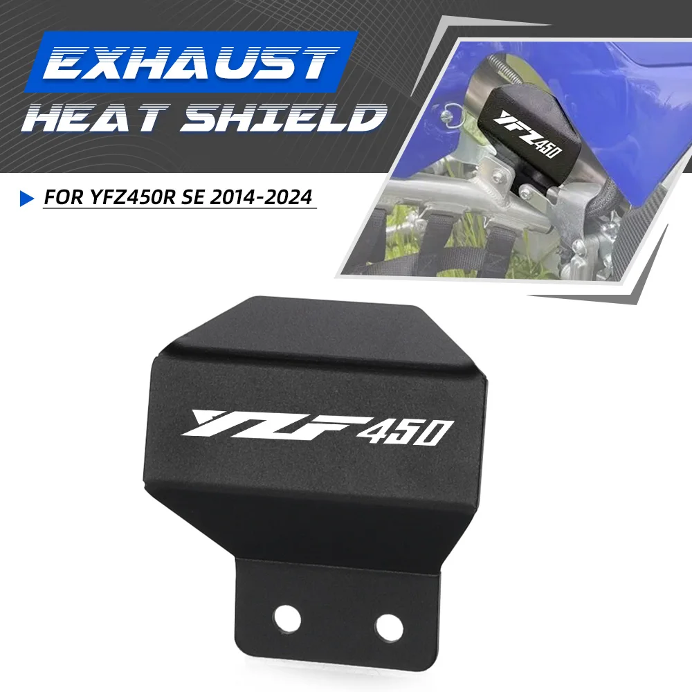 

For Yamaha YFZ450R SE 2014-2015-2016-2017-2018-2019-2020-2021-2022-2023-2024 Exhaust Pipe Guard Heat Shield Protective Cover