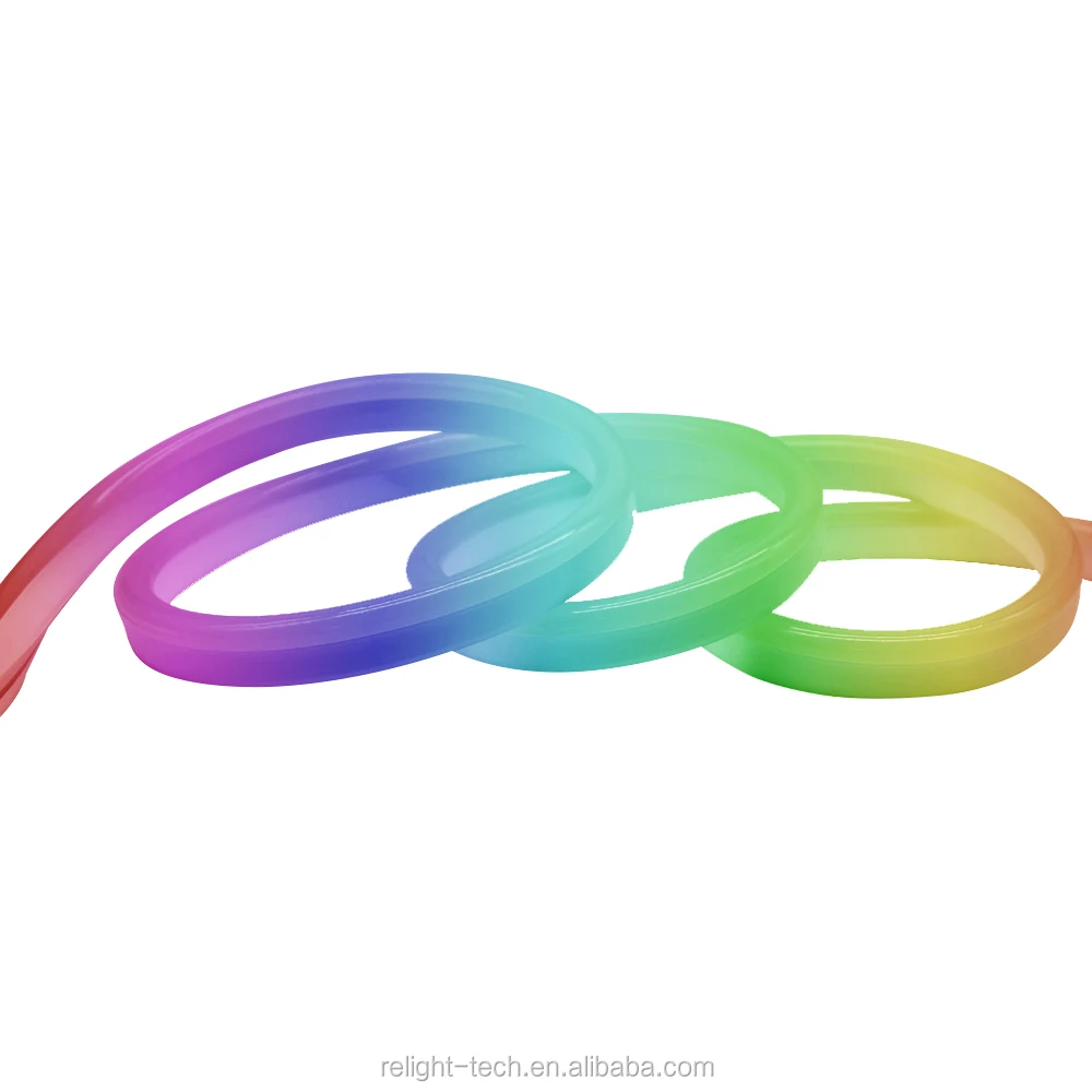 Impermeável LED Neon Strip Light, S-Model, novo design, 24V, IP66