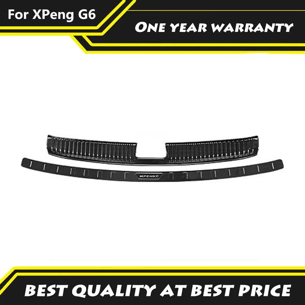 

Подходит для XPeng Xiao Peng G6 2023 2024 2025 из нержавеющей стали, защита багажника, защита заднего бампера, устойчивая к царапинам