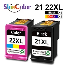 ShinColor 21 21XL 22 22XL Remanufactured Color Ink Cartridge For HP21 For HP22 For HP Deskjet D1468 D1520 D1420 D1560 Printer