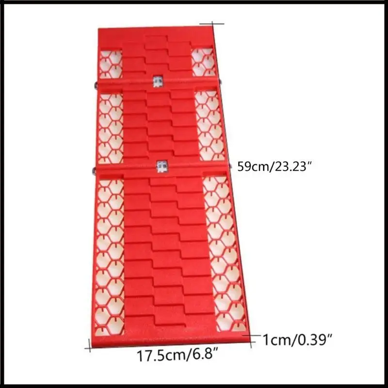 2x إطارات تجري حصيرة الاسترداد المسار أجهزة الطوارئ المحمولة للطين الثلج الثلج #6