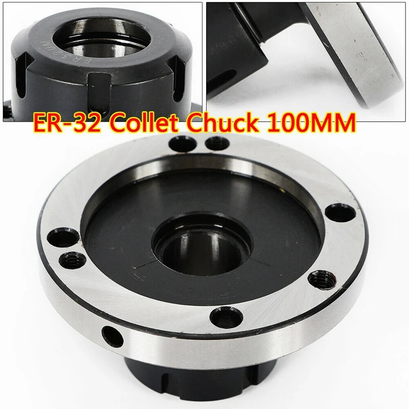 HOT-ER32 Collet Chuck 100MM DIAMETER Compact Lathe Tight Tolerance For Milling 4.8